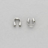 Drahtschutz (Wire guardian) aus Messing – Farbe Platin - PerlineBeads