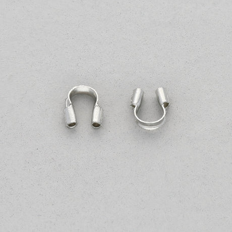 Drahtschutz (Wire guardian) aus Messing – Farbe Platin - PerlineBeads