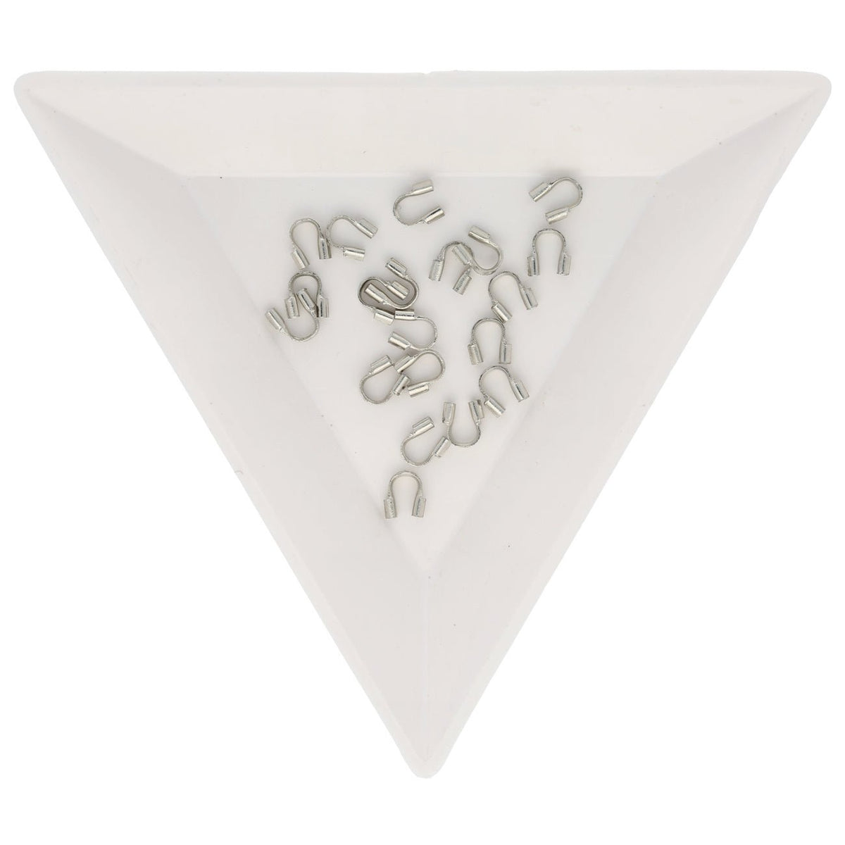 Drahtschutz (Wire guardian) aus Messing – Farbe Platin - PerlineBeads