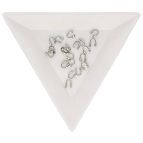 Drahtschutz (Wire guardian) aus Messing – Farbe Platin - PerlineBeads