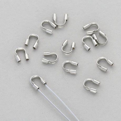 Drahtschutz (Wire guardian) aus Messing – Farbe Platin - PerlineBeads