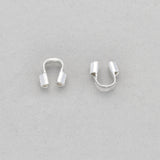 Drahtschutz (Wire guardian) aus Messing – Farbe Silber - PerlineBeads
