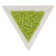 Drop Beads 2,8 mm – Matte Transparent Chartreuse AB - PerlineBeads