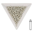 Drop Beads 3,4 mm – Galvanized Silver - PerlineBeads