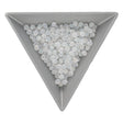 Drop Beads 3,4 mm – Matte Transparent Crystal AB - PerlineBeads