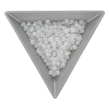 Drop Beads 3,4 mm – Matte Transparent Crystal AB - PerlineBeads