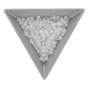 Drop Beads 3,4 mm – Matte Transparent Crystal AB - PerlineBeads