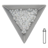 Drop Beads 3,4 mm – Matte Transparent Crystal AB - PerlineBeads