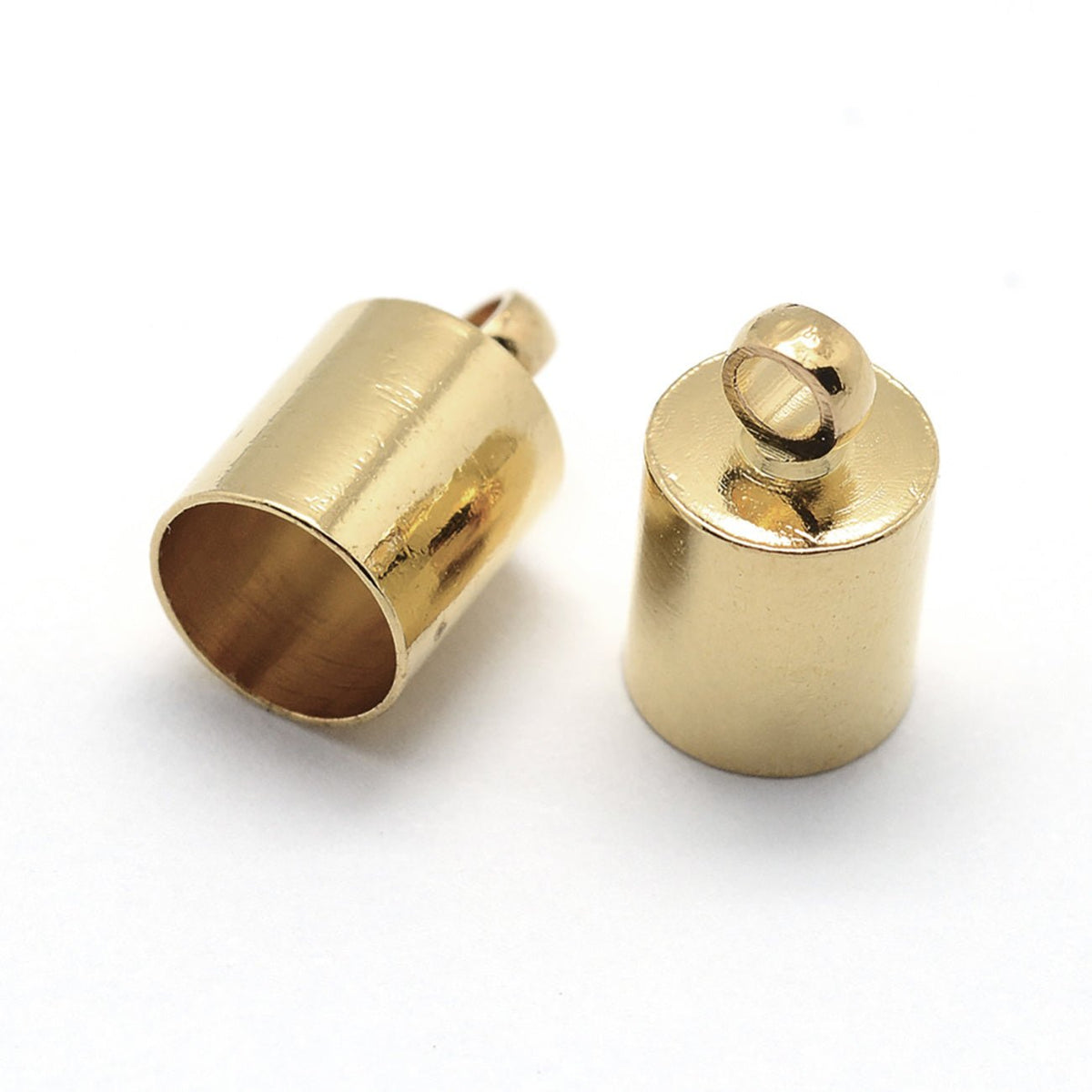 Endkappe-Kordelende 10x5 mm - Gold - PerlineBeads