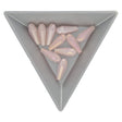 Facettierte Tropfen 15 x 6 mm – Misty Rose - PerlineBeads