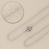 Fertige Halskette 50 cm - Edelstahl - PerlineBeads