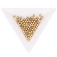 Fire polished 3 mm Glasperlen - Matte Metallic Flax - PerlineBeads