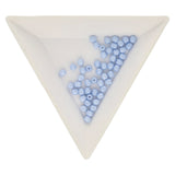 Fire polished 3 mm Glasperlen - Powdery Pastel Blue - PerlineBeads