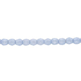 Fire polished 3 mm Glasperlen - Powdery Pastel Blue - PerlineBeads