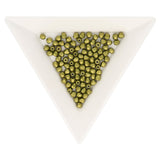 Fire polished 3 mm Glasperlen - Saturated Metallic Meadowlark - PerlineBeads