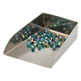 Fire polished 3 mm Glasperlen - Teal - Vitral - PerlineBeads