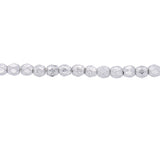 Fire polished 4 mm Glasperlen - Crystal Etched Labrador Full - PerlineBeads