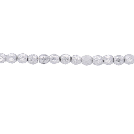 Fire polished 4 mm Glasperlen - Crystal Etched Labrador Full - PerlineBeads