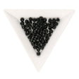 Fire polished 4 mm Glasperlen - Jet - PerlineBeads