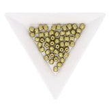 Fire polished 4 mm Glasperlen - Pastel lime - PerlineBeads