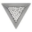 Fire polished 4 mm Glasperlen - White - PerlineBeads