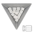 Fixer Beads horizontale Ausführung - Chalk White Luster - PerlineBeads