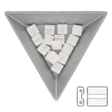 Fixer Beads horizontale Ausführung - Chalk White Luster - PerlineBeads