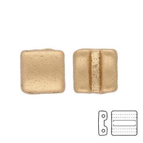 Fixer Beads horizontale Ausführung - Crystal Bronze Pale Gold - PerlineBeads