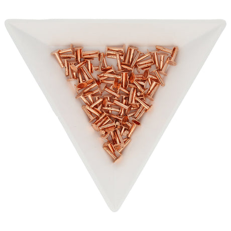 Flachkopfnieten / Nägel aus Kupfer - PerlineBeads