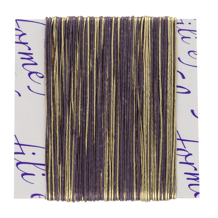 Florence Schmuckgarn - Lavendel / Gold (UN022/O) - PerlineBeads