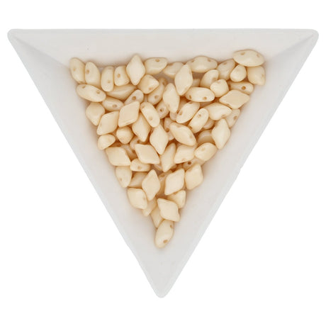 GemDuo - Chalk Beige Lumi - PerlineBeads