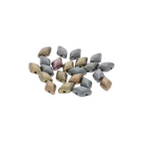 GemDuo - Crystal Grey Rainbow - PerlineBeads