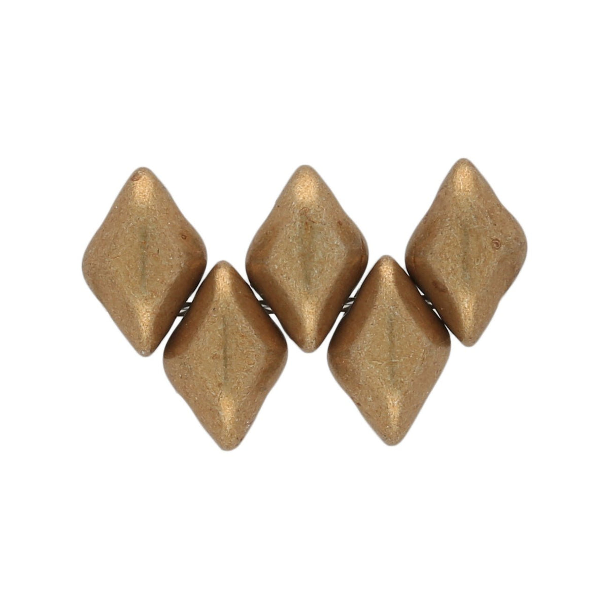 GemDuo - Saturated Metallic Ceylon Yellow - PerlineBeads
