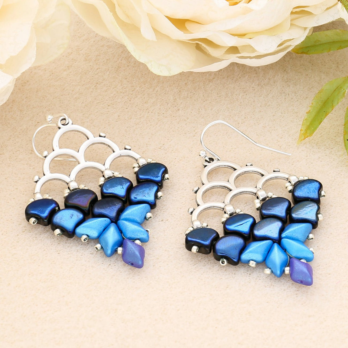 GemDuo - Tropical Blue Grape - PerlineBeads