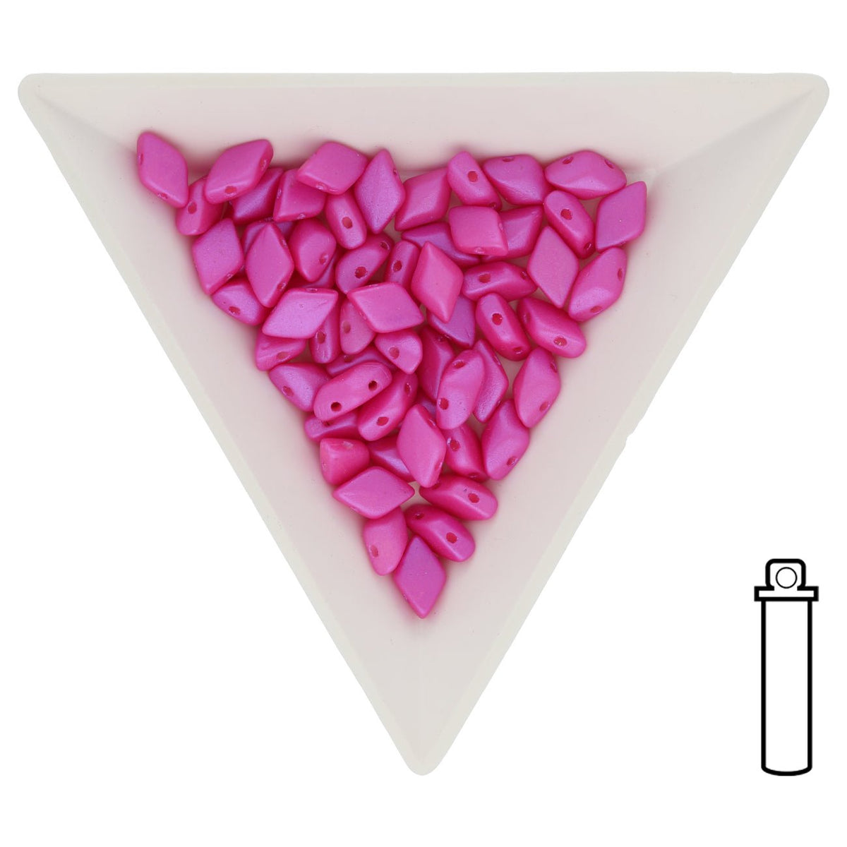 GemDuo - Tropical Passion Pink - PerlineBeads