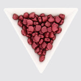 Ginko Leaf Bead - Chatoyant Red - PerlineBeads