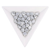 Ginko Leaf Bead - Matte - Metallic Silver - PerlineBeads