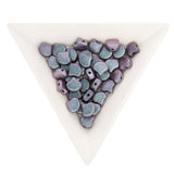 Ginko Leaf Bead - Polychrome - Orchid Aqua - PerlineBeads