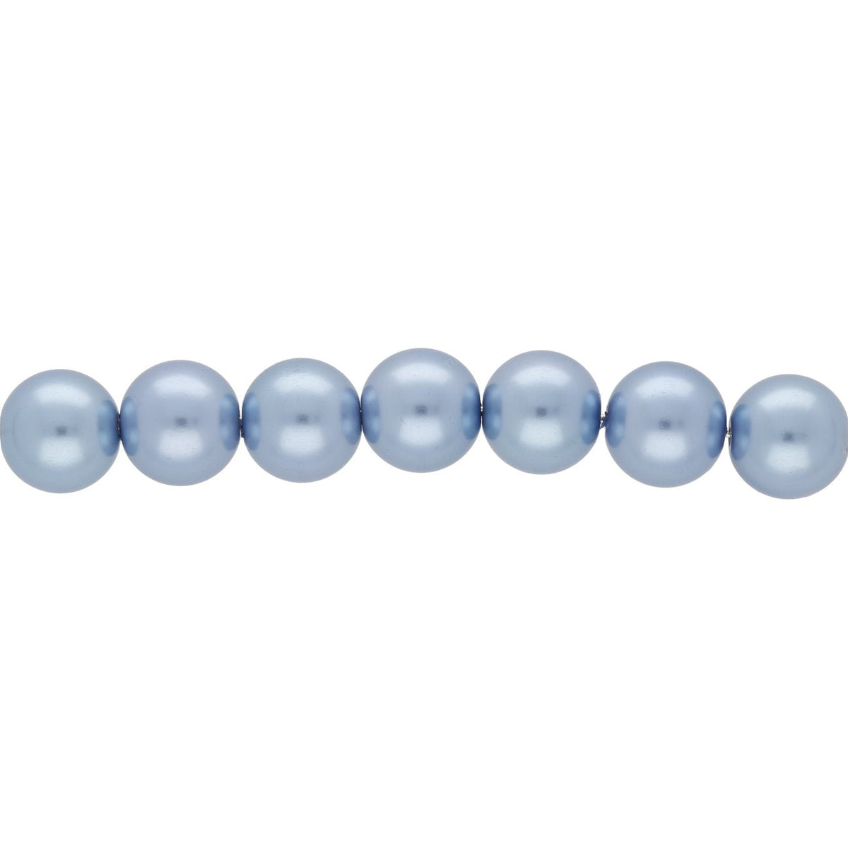 Glasperle rund - 10 mm - Mauve - PerlineBeads