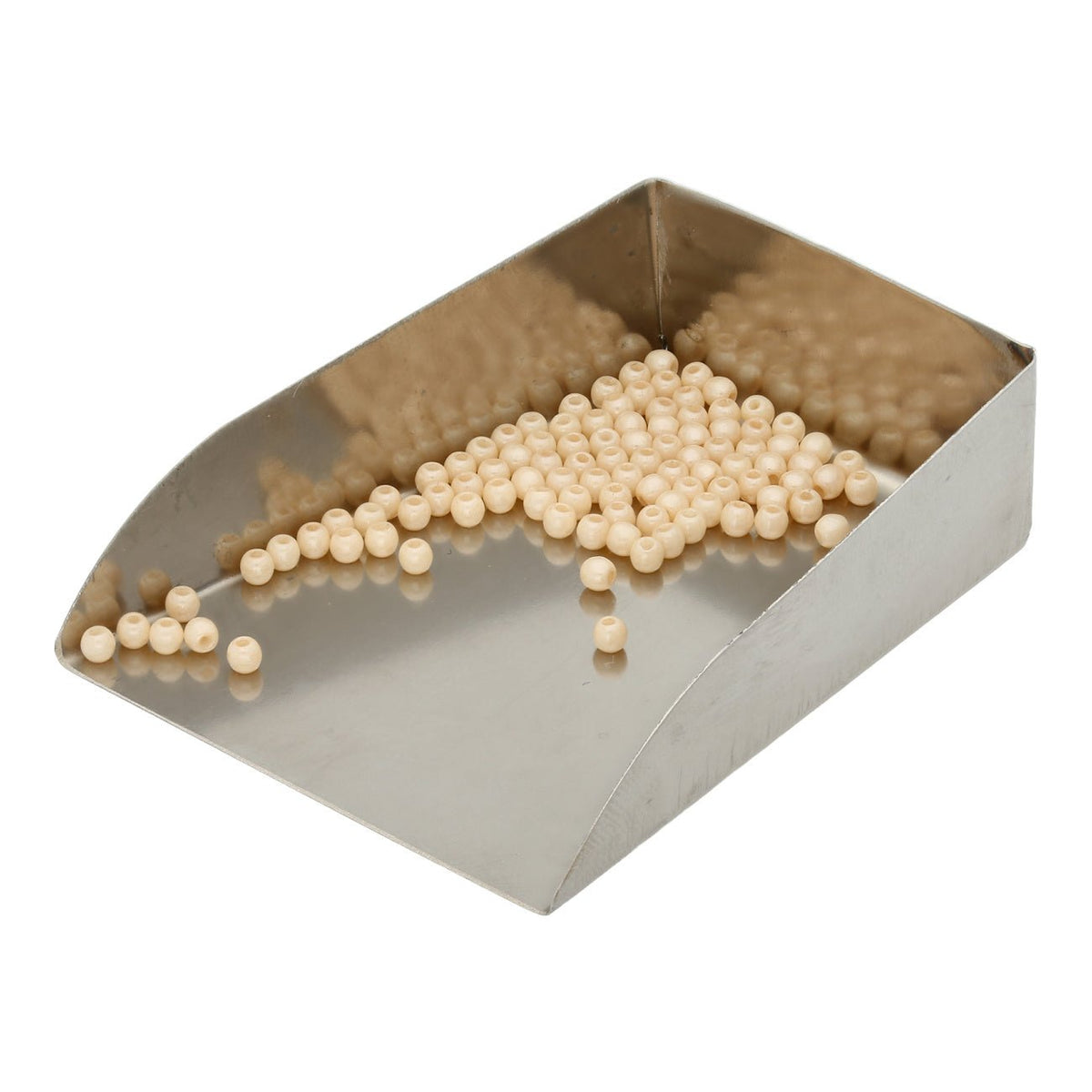 Glasperlen rund - 2 mm - Luster - Opaque Champagne - PerlineBeads
