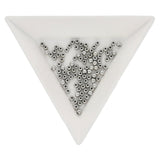 Glasperlen rund - 2 mm - Silver - PerlineBeads