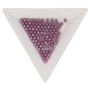 Glasperlen rund - 3 mm - Powdery Lavender - PerlineBeads