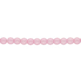 Glasperlen rund - 3 mm - Powdery Pastel Pink - PerlineBeads