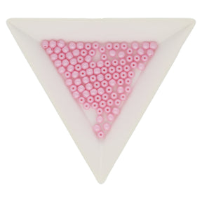 Glasperlen rund - 3 mm - Powdery Pastel Pink - PerlineBeads