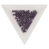 Glasperlen rund - 3 mm - Saturated Metallic Tawny Port - PerlineBeads