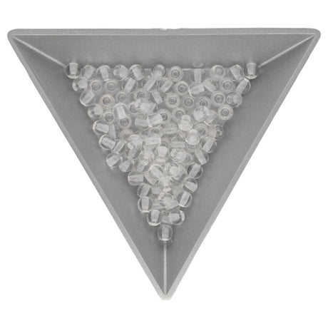 Glasperlen rund - 4 mm - Crystal - PerlineBeads