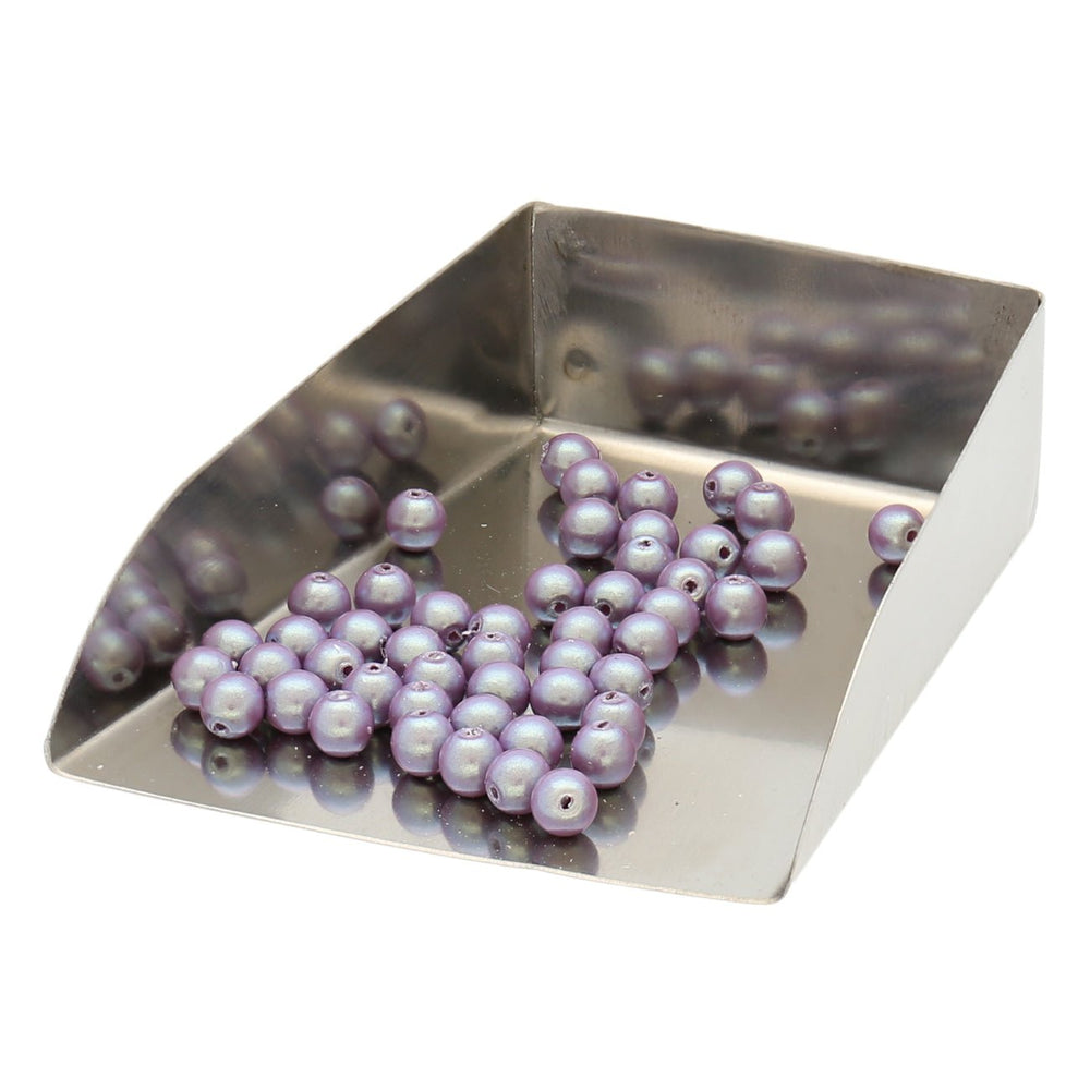 Glasperlen rund - 4 mm - Lilac - PerlineBeads