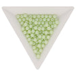 Glasperlen rund - 4 mm - Powdery Pastel Lime - PerlineBeads