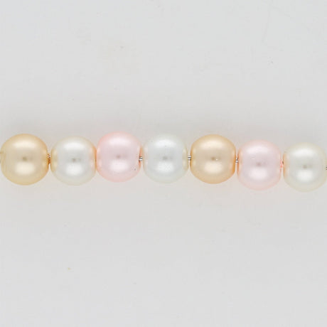 Glasperlen rund - 6 mm - Light Rose Mix - PerlineBeads