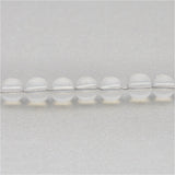 Glasperlen rund - 6 mm - Nachahmung von Opalit - PerlineBeads